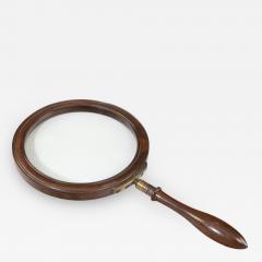 A very large George III gallery magnifying glass - 1785412