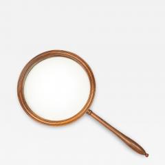 A very large George III rosewood gallery magnifying glass - 3053187