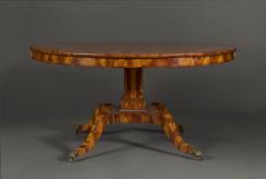 A very rare large regency laburnum center or breakfast table - 4513052