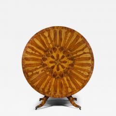 A very rare large regency laburnum center or breakfast table - 4513075