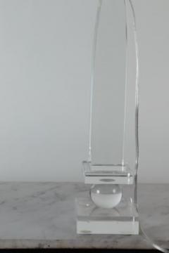 A vintage modern lucite table lamp French C 1980 - 2170126