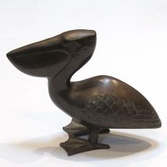 A whimsical set of 3 American 1960s brass pelicans - 816463