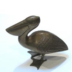 A whimsical set of 3 American 1960s brass pelicans - 816464