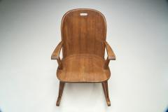 AB by M belfabrik Pine Rocking Chair Sweden 1940s - 2245412