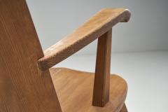 AB by M belfabrik Pine Rocking Chair Sweden 1940s - 2245416