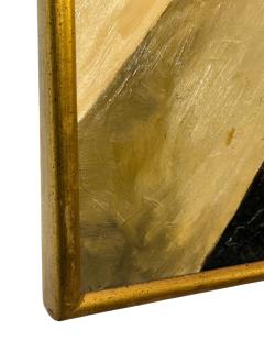 ABSTRACT MODERN PAINTING ON BOARD SIGNED WALTERS - 4649197