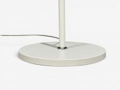 AH Belysing Floor Lamp White Lacquered Metal Red Fabric Sweden 2000s - 4582940