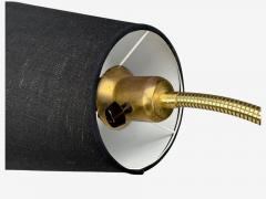 AJH Swedish Modern Adjustable Floor Lamp Metal Brass Sweden 1950s - 4453581