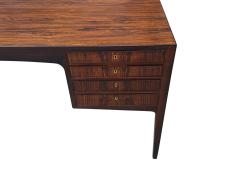 ALF HANSEN EXTRAORDINARY MID CENTURY DANISH MODERN EXOTIC ROSEWOOD DESK BY ALF HANSEN - 4646090