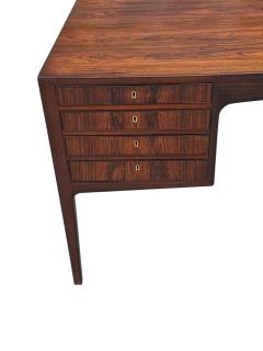 ALF HANSEN EXTRAORDINARY MID CENTURY DANISH MODERN EXOTIC ROSEWOOD DESK BY ALF HANSEN - 4646093