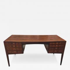 ALF HANSEN EXTRAORDINARY MID CENTURY DANISH MODERN EXOTIC ROSEWOOD DESK BY ALF HANSEN - 4648597