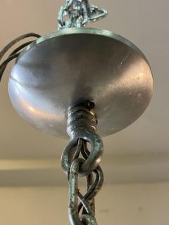 ALUMINUM ART DECO STAR CHANDELIER - 3048844