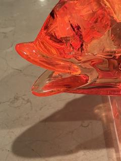 AMAZING LARGE SCALE COLORFUL LUCITE FISH ILLUMINATED SCULPTURE LAMP - 3338318