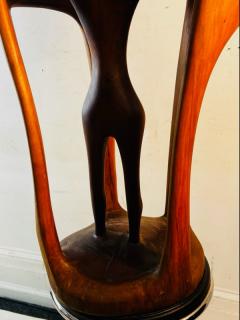 AMAZING MODERNIST ABSTRACT NUDE WOODEN SCULPTURE - 2822085