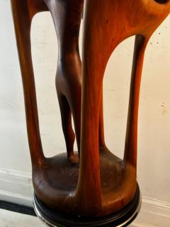 AMAZING MODERNIST ABSTRACT NUDE WOODEN SCULPTURE - 2822087
