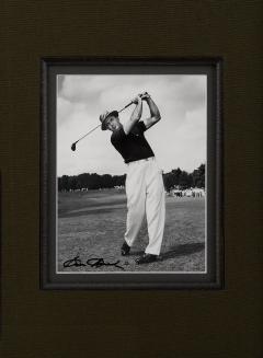 AMERICAN GOLF LEGENDS COLLAGE WITH SIGNATURES OF PALMER - 3630701