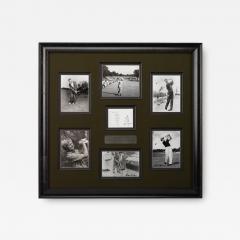 AMERICAN GOLF LEGENDS COLLAGE WITH SIGNATURES OF PALMER - 3631750