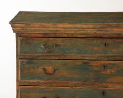 AMERICAN PINE PAINTED CHIPPENDALE CHEST - 3842716