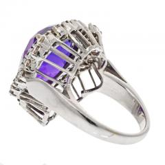 AMETHYST AND DIAMOND COCKTAIL RING - 2806425