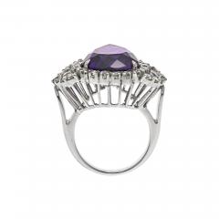 AMETHYST AND DIAMOND COCKTAIL RING - 2812576