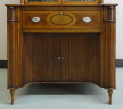 AN EDWARDIAN SATINWOOD SECRETAIRE BOOKCASE - 3078269