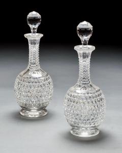 AN ELABORATELY CUT SUITE OF DECANTERS - 3787923