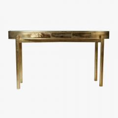 AN ELEGANT GOLD LEAF FINISHED CONSOLE - 1914563