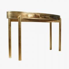 AN ELEGANT GOLD LEAF FINISHED CONSOLE - 1914564