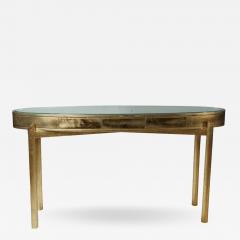 AN ELEGANT GOLD LEAF FINISHED CONSOLE - 1919650