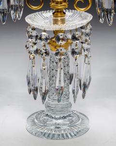 AN ELEGANT PAIR OF ORMOLU GLASS REGENCY CANDELABRA - 4752660