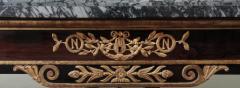 AN EMPIRE ROSEWOOD PARCEL GILT CONSOLE TABLE - 4098943