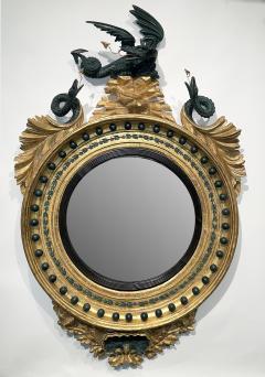 AN ENGLISH REGENCY CONVEX MIRROR - 3498856