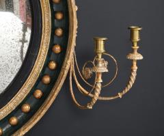 AN ENGLISH REGENCY GILTWOOD CONVEX MIRROR - 4267580