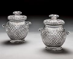 AN EXCEPTIONAL PAIR OF REGENCY CUT GLASS ICE BUCKETS - 3788037