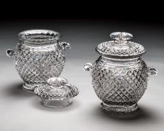 AN EXCEPTIONAL PAIR OF REGENCY CUT GLASS ICE BUCKETS - 3788040