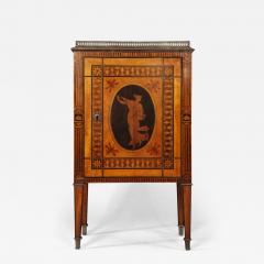 AN EXQUISITE PAIR OF NEOCLASSICAL MARQUETRY AND STEEL MOUNTED PETIT COMMODES - 4055427