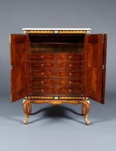 AN EXQUISITE TRANSITIONAL PERIOD TWO DOOR COLLECTION CABINET - 3632162