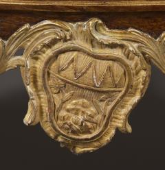 AN EXTRAORDINARY WALNUT AND EXOTIC WOODS INLAID PARCEL GILT COMMODE - 3526044