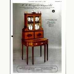 AN IMPORTANT 18TH CENTURY GEORGE III SATINWOOD AND SABICU WRITING CABINET - 2858221