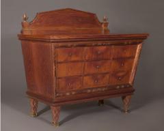 AN INTERESTING ARTS AND CRAFTS OAK COMMODE - 3526054