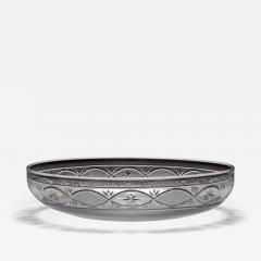 AN IRISH CUT GLASS CENTREPIECE BOWL - 4463859