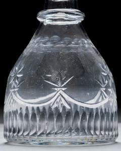 AN IRISH CUT GLASS DECANTER - 4399456