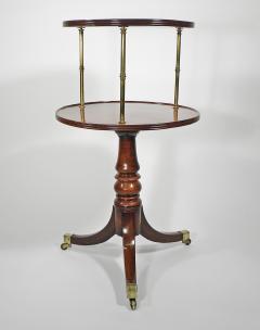 AN IRISH REGENCY MAHOGANY TWO TIER DUMBWAITER - 3499147