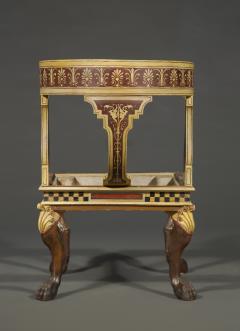 AN UNUSUAL AND LARGE PAIR OF ETRUSCAN PAINTED KLISMOS INSPIRED CHAIRS - 3519331