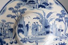 AN UNUSUAL LATE 17TH CENTURY NEVERS FAIENCE CHARGER - 3937493