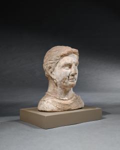 ANCIENT ETRUSCAN VOTIVE FEMALE BUST 4TH CENTURY BC - 3387349