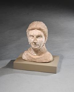 ANCIENT ETRUSCAN VOTIVE FEMALE BUST 4TH CENTURY BC - 3387350