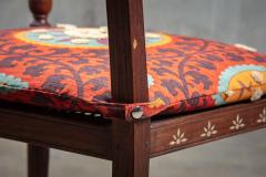 ANGLO INDIAN BONE INLAID AND CANED SIDE AND ARM CHAIRS - 2875884