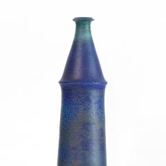 ANNIKI HOVISAARI ANNIKI HOVISAARI UNIQUE MATTE BLUE VASE FOR ARABIA FINLAND 1960S  - 2826284