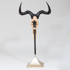 ANTELOPE HUNTING TROPHY MOUNTED ON A ZINC STAND  - 2706742